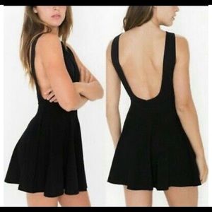 American apparel scoop back tank top dress